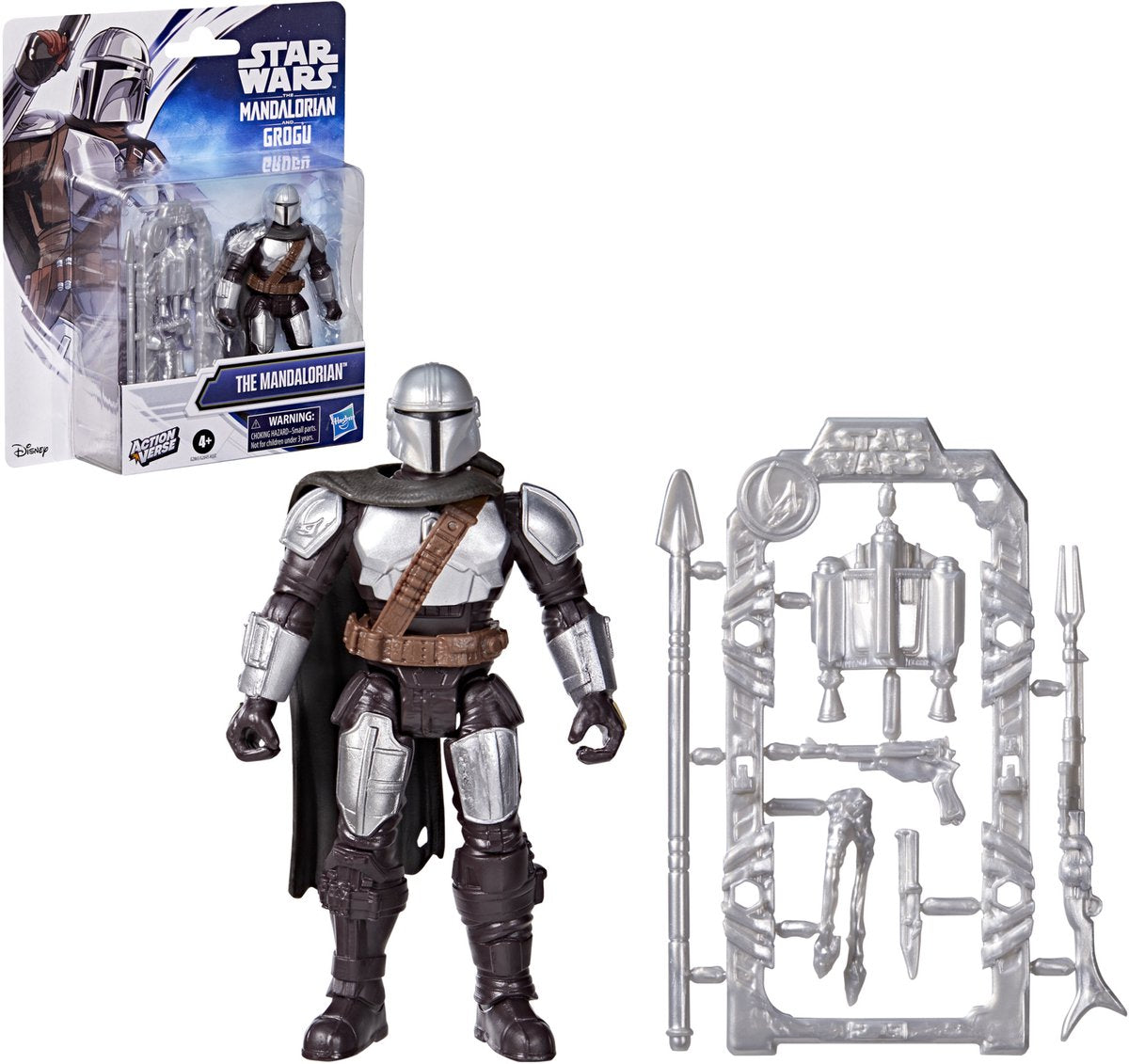 Star wars actionverse the mandalorian speelfiguur