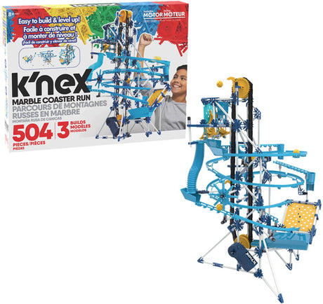 K'nex knikkerbaan met motor, 504dlg.