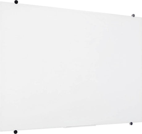 Speaka professional glazen magneetbord sp-gww-001 (b x h) 1200 mm x 900 mm wit glad incl. opbergbakje