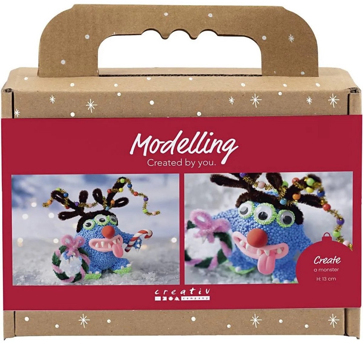 Creativ company https: www.cchobby.nl mini-hobbyset-boetseren-kerstboommonster-diverse-kleuren-1-doos