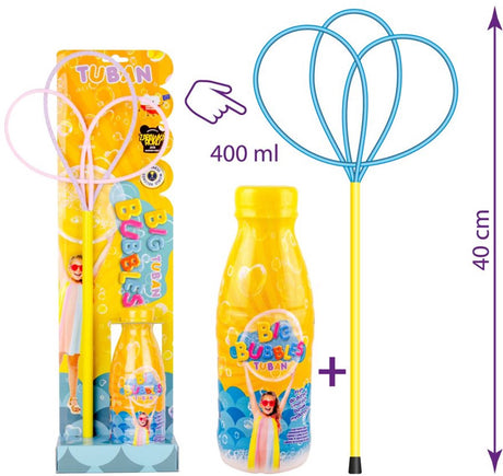 Tuban speelgoed - zeepbellen pro multi butterfly set met vloeistof 400 ml.