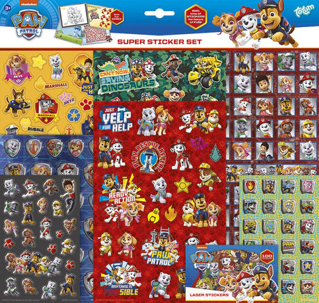 Totum super stickerset - paw patrol