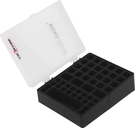 Ansmann batterijbox 48 batterijbox aantal cellen: 48 aaa (potlood), aa (penlite), 9v (blok) (l x b x h) 173 x 138 x 63