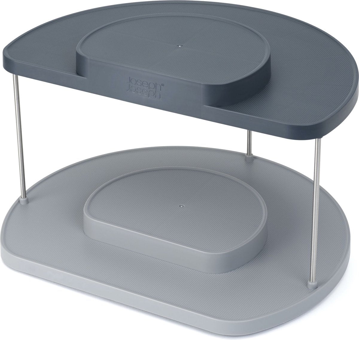 Joseph joseph - cupboardstore organizer draaiplateau dubbel - polypropyleen - grijs