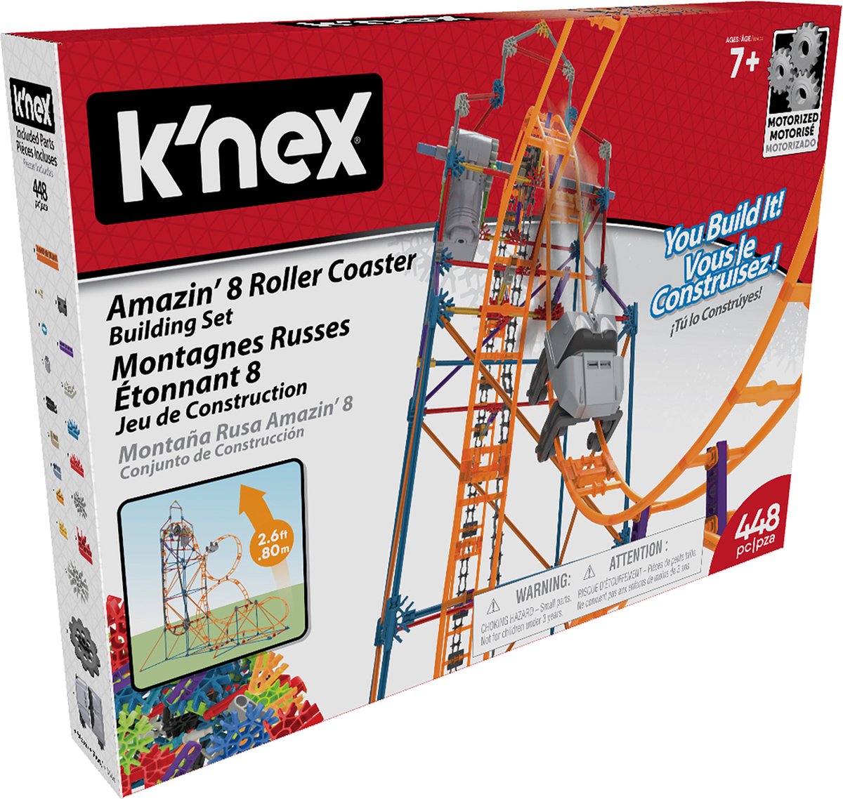 K'nex amazin' 8 achtbaan aouwset