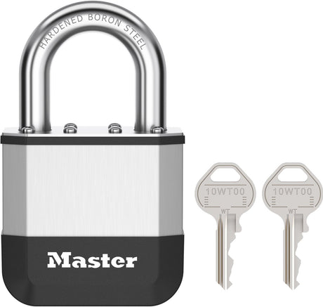 Masterlock elite - hangslot - 52mm - korte beugel - weerbestendig - inbraakwerend - buitenslot - robuust - inclusief 2 sleutels