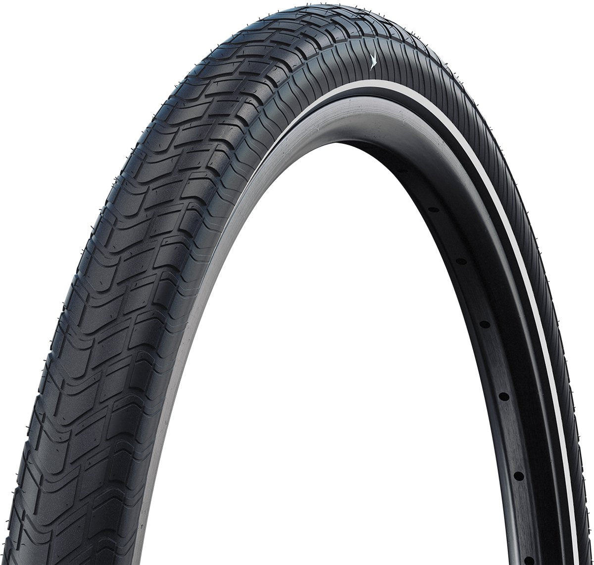 Schwalbe big apple - wired - addix green - raceguard - 28x2.15 - black + reflex