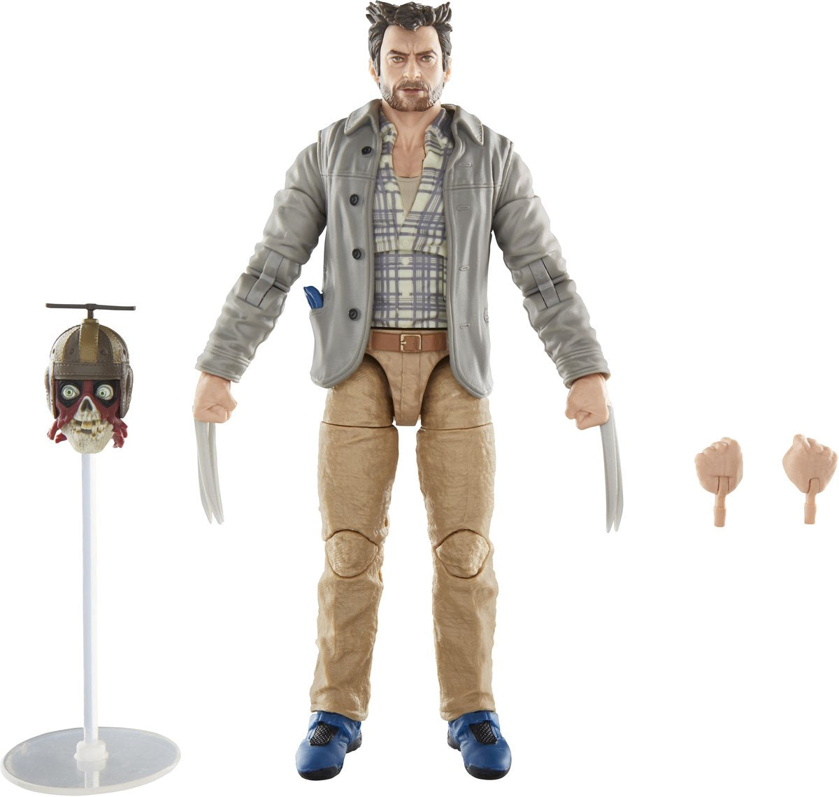 Hasbro deadpool wolverine marvel legends action figure headpool with marvel's logan 15 cm