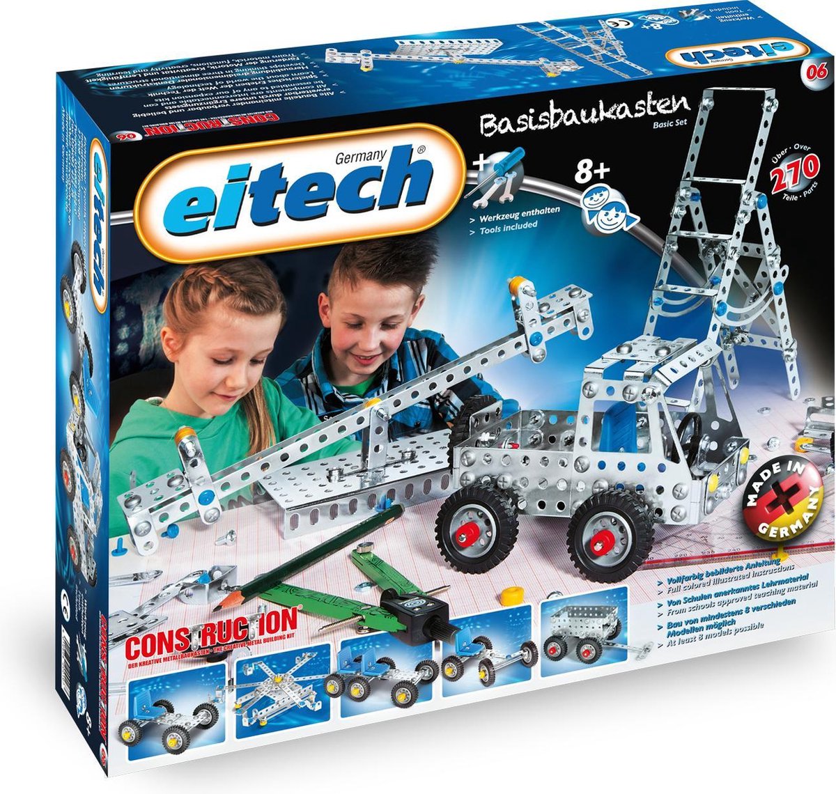 Eitech constructie - bouwdoos - basis bouwdoos - 8 modellen