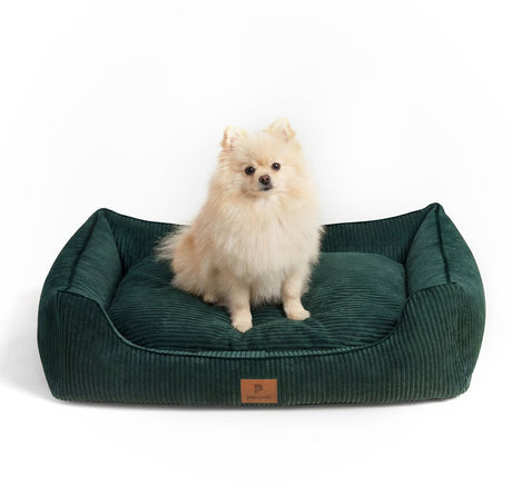 Peluvio hirado – hondenmand met hoge randen – maat s – comfortabel antislip – wasbare hoes – geborgenheid voor honden van alle leeftijden