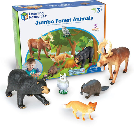 Learning resources jumbo forest animals - 3+