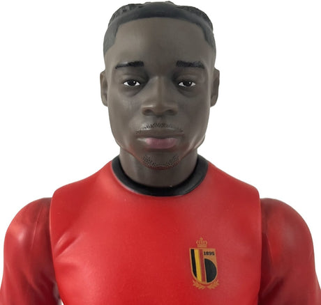 Megableu actiefiguur rode duivels - jeremy doku - voetbalpop met bewegende ledematen - officiële merchandise
