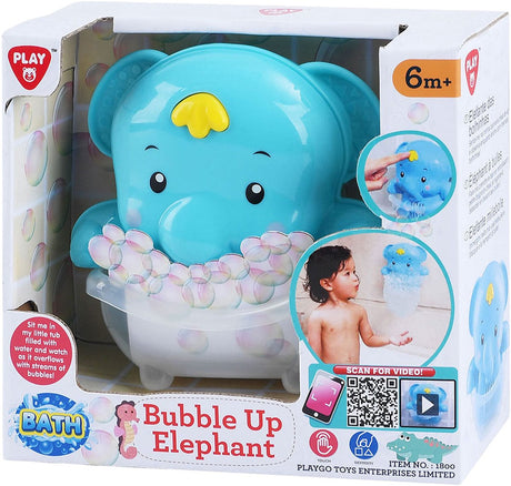 Playgo play badspeelgoed olifant bubbels badplezier multikleuren.
