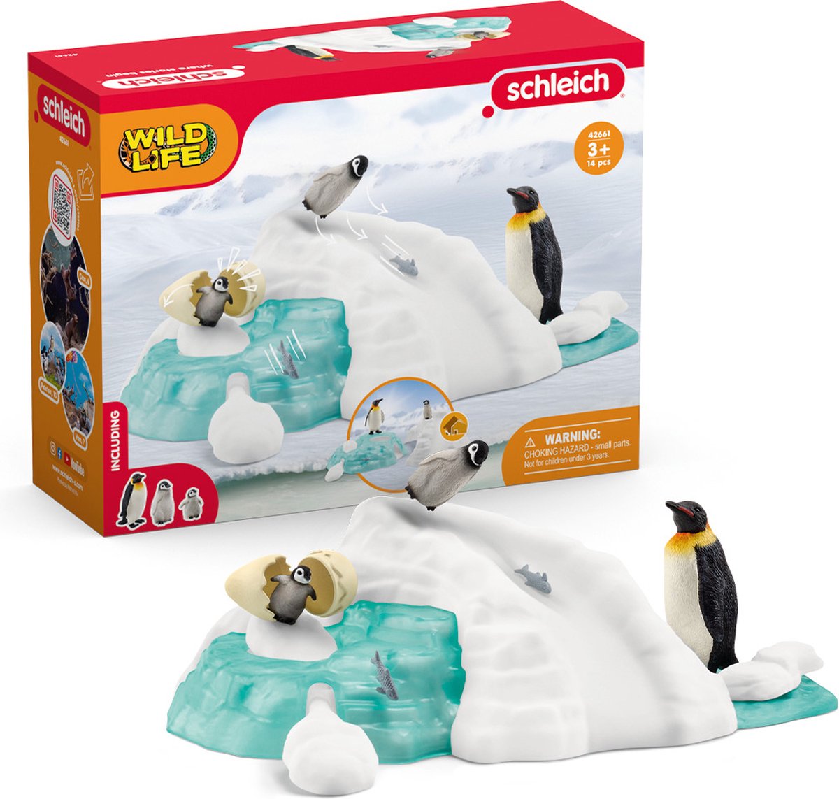 Schleich wild life pinguïn familie fun - 42661