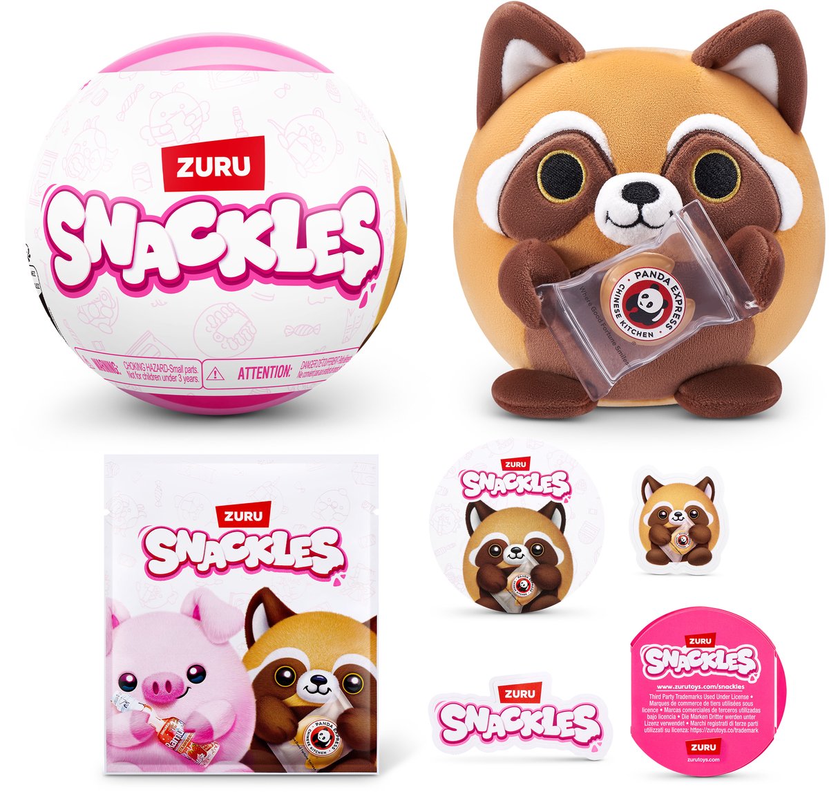 Snackles knuffel serie 3 - 13 cm van zuru - 1 verrassingsitem