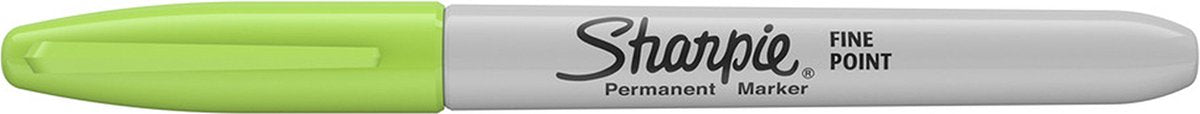 Sharpie fine point - permanent marker - 1mm - lime green