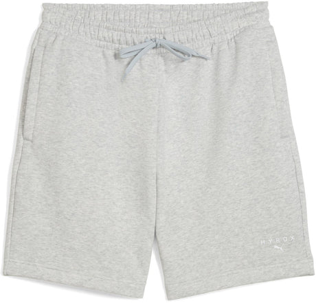 Puma sport shorts unisex x hyrox sweat short 527160 light gray heather-l