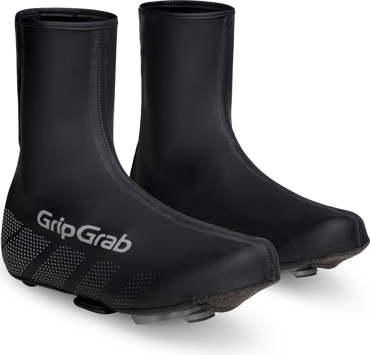 Gripgrab - ride waterdichte race fiets overschoenen wielren regen fietsoverschoenen - zwart - unisex - maat l (42 43)