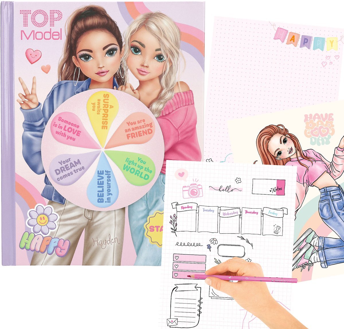 Depesche - topmodel mood kleurboek met licht