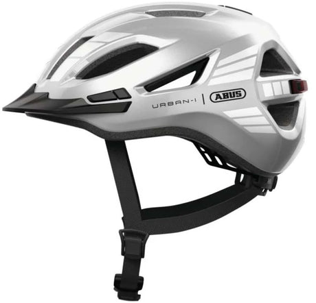 Abus fietshelm urban-i 4.0 lr signal silver s - 51-55 cm - zilver - geschikt voor gebruik op elektrische fietsen - stadsfietsen - 240 g