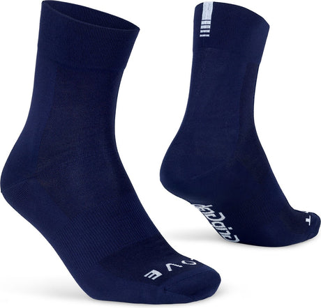 Gripgrab - lightweight sl performance zomer fietssokken 1 paar coolmax wielersport sokken regular cut - navy blauw - unisex - maat xs (35-38)