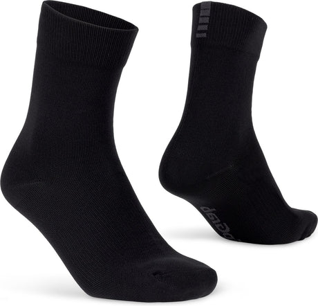 Gripgrab - lightweight waterproof lente herfst fietssokken winter sokken wielersport - zwart - unisex - maat xl