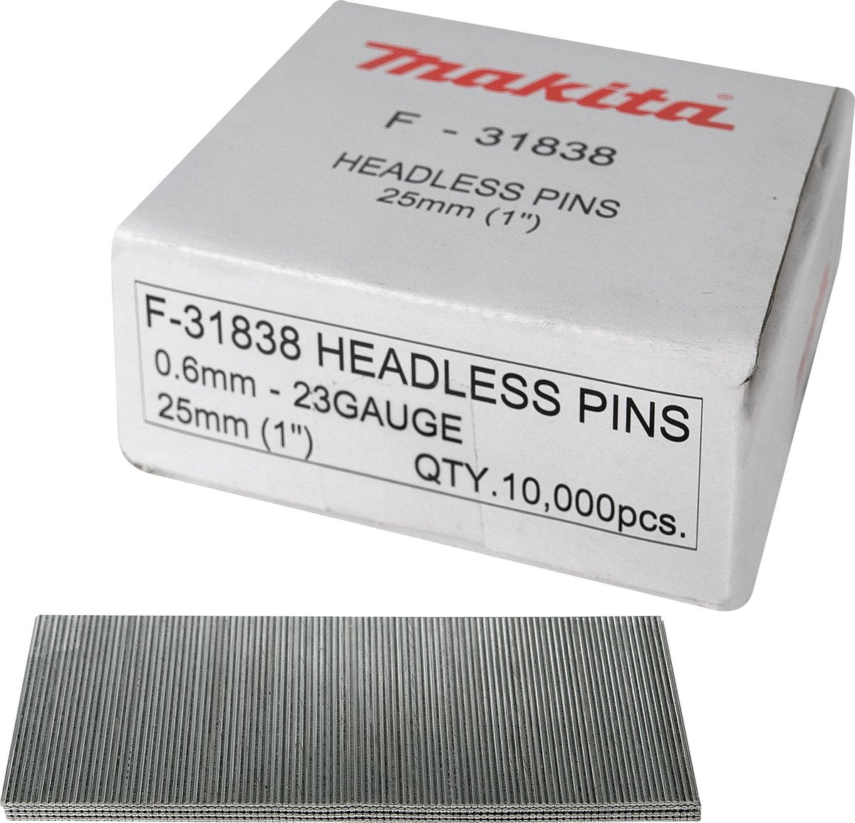 Makita f-31838 pin gegalvaniseerd 25mm