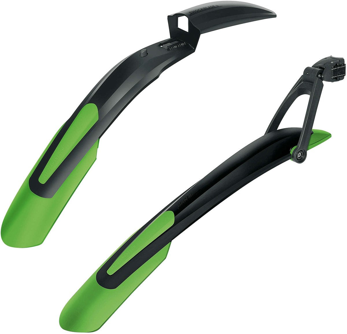Sks spatbordenset shockblade x-blade 29 inch zwart groen