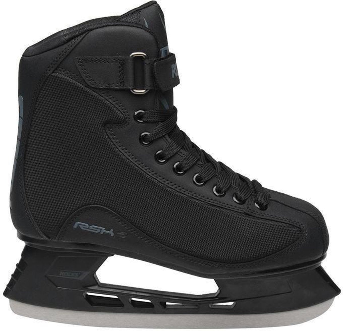 Roces – rsk 2 – ijshockeyschaatsen – schaatsen heren – zwart – stevige constructie rvs ijzer – maat eu 43