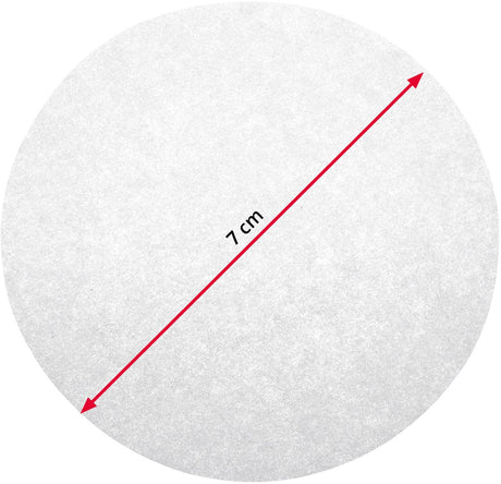 Westmark burgerpapier, 100 stuks, antiaanbak scheidingspapier voor perfecte hamburgers, ø: 7 cm, papier, mini, wit, 62392270