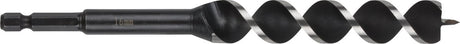 Wolfcraft - 16mm slangenboor voor houtbalken - 165mm - zeskantschacht houtboor - hex - boor voor hout - 7136000