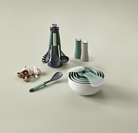 Joseph joseph - elevate carroussel met 6 keukenhulpen editions sage - nylon - groen