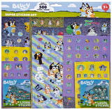 Bluey super sticker set - 500+st.
