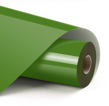 Loklik heat transfer vinyl basic - grass green - 30.5 x 180 cm
