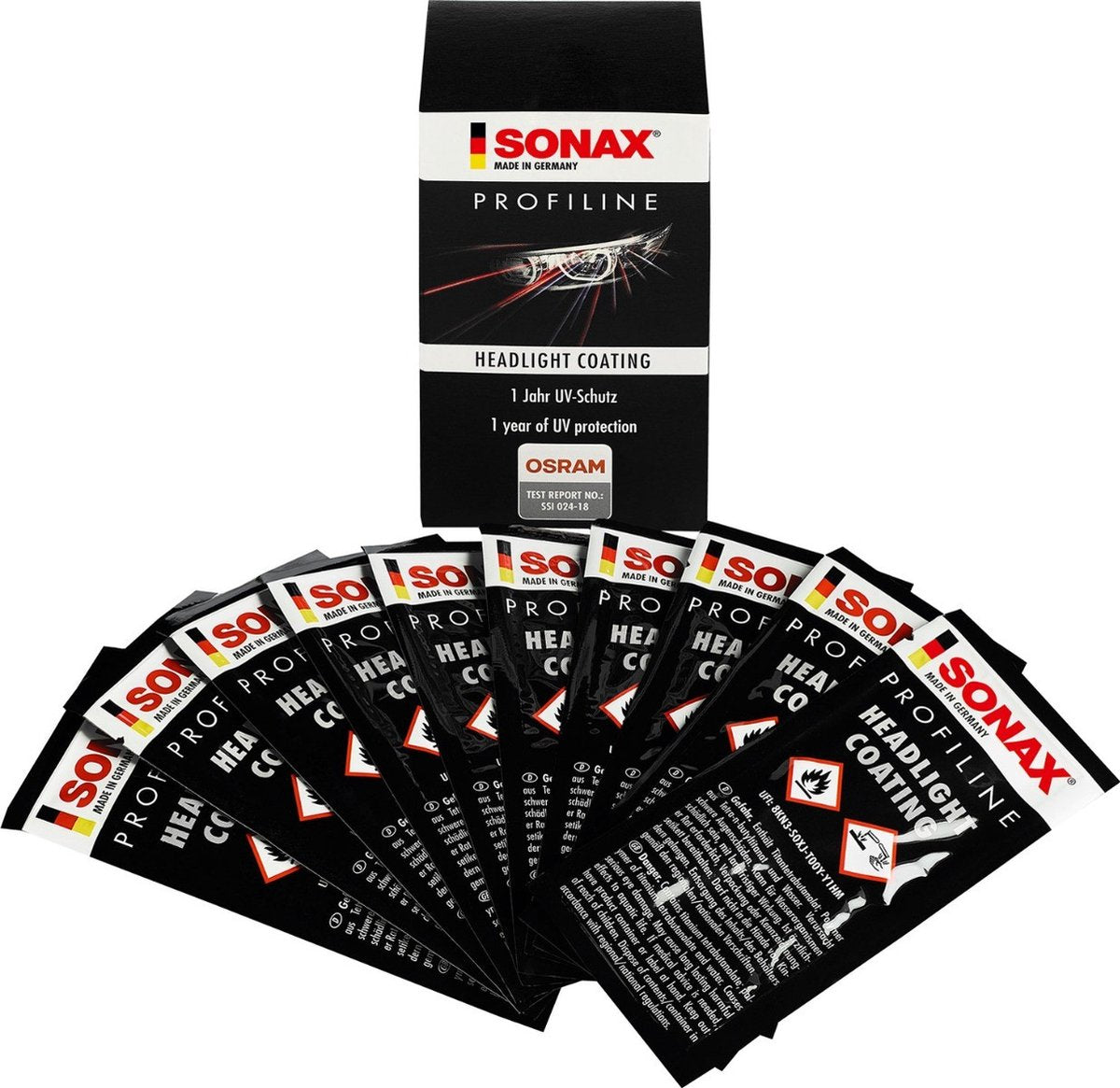 Sonax profiline headlightcoating - keramische koplamp coating - 10 sachets