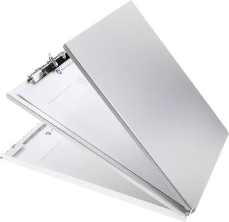 Westcott klembord - met opbergvak - aluminium - a4 - ac-e17002