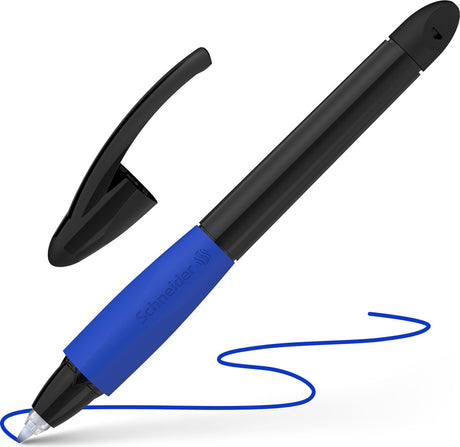 Schneider schrijfwaren schneider rollerball - base ball - penpunt m - zwart blauw - s-188330