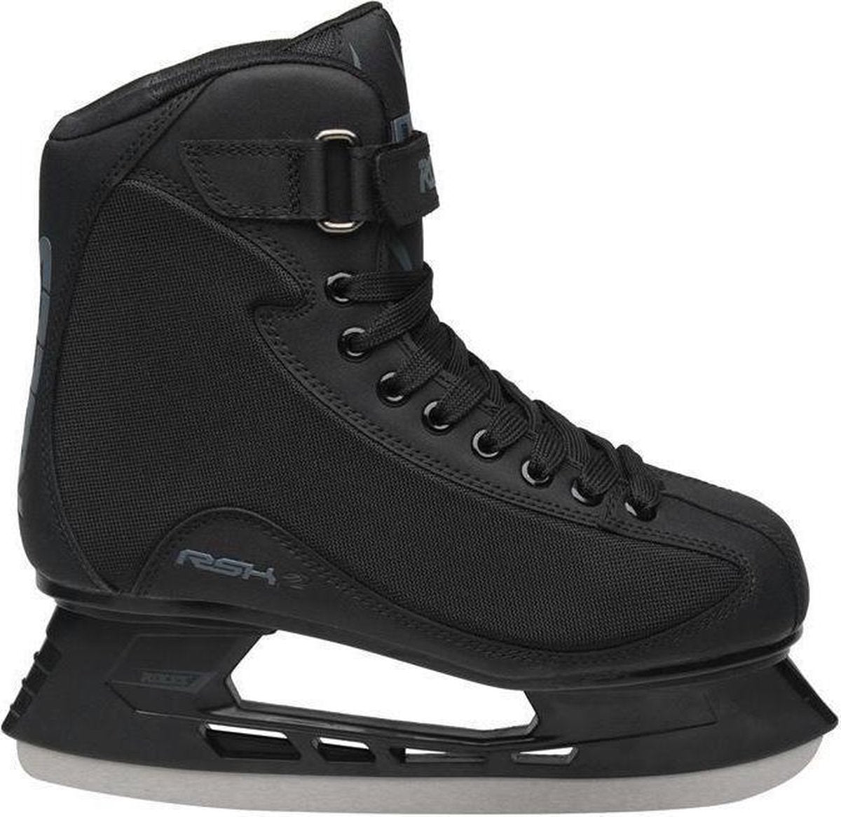 Roces – rsk 2 – ijshockeyschaatsen – schaatsen heren – zwart – stevige constructie rvs ijzer – maat eu 47