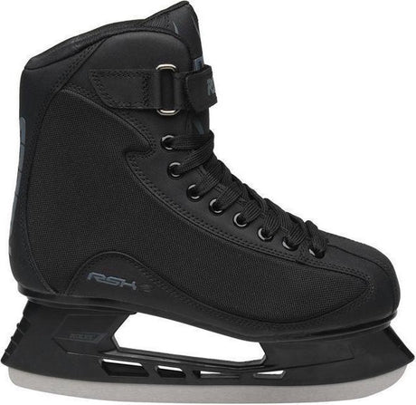 Roces – rsk 2 – ijshockeyschaatsen – schaatsen heren – zwart – stevige constructie rvs ijzer – maat eu 46