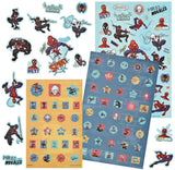 Undercover super sticker set spiderman - 500+st.