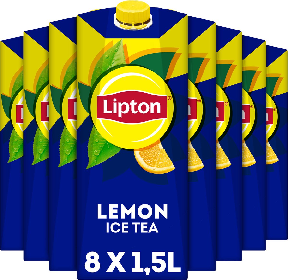 Lipton ice tea - lemon - laag in calorieã«n - 8 x 1,5 l
