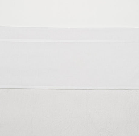Meyco baby bies wieglaken - white - 75x100cm - 0.3 tog