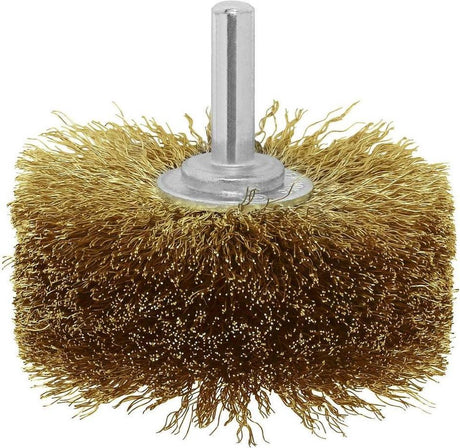 Bosch - houtstructuurborstel voor boormachines - gegolfde draad, vermessingd, 80 mm 80 mm, 0,2 mm, 4000 o.p.m.
