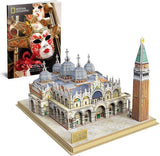 Cubic fun 3d-puzzel ng piazza san marco (2010315)
