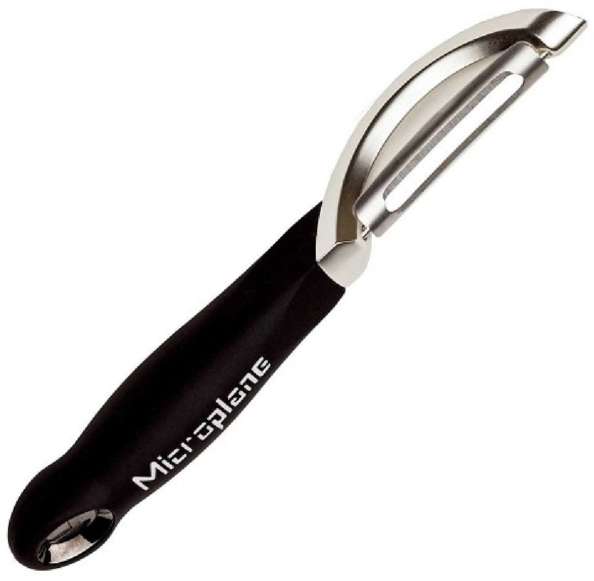 Microplane dunschiller zwart rvs