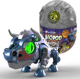 Silverlit biopod battle single - bouw je eigen dino - oplichtende ogen - met geluid