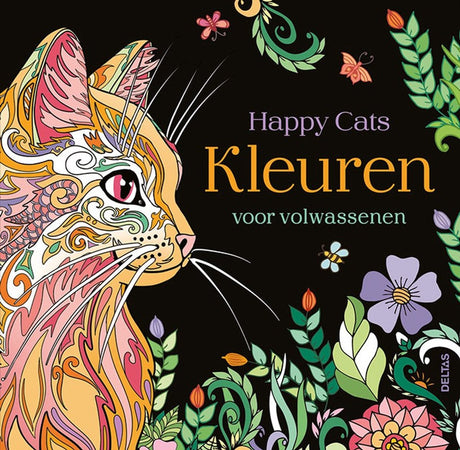 Deltas happy cats - kleuren voor volwassenen