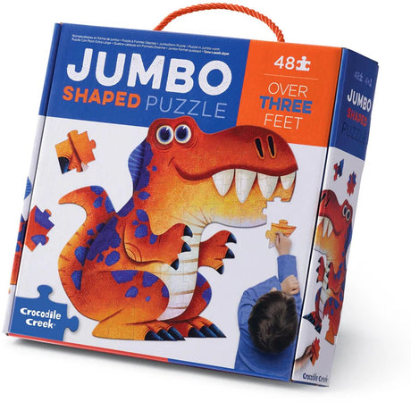 Crocodile creek jumbo puzzel dinosaurus - 48 stukjes