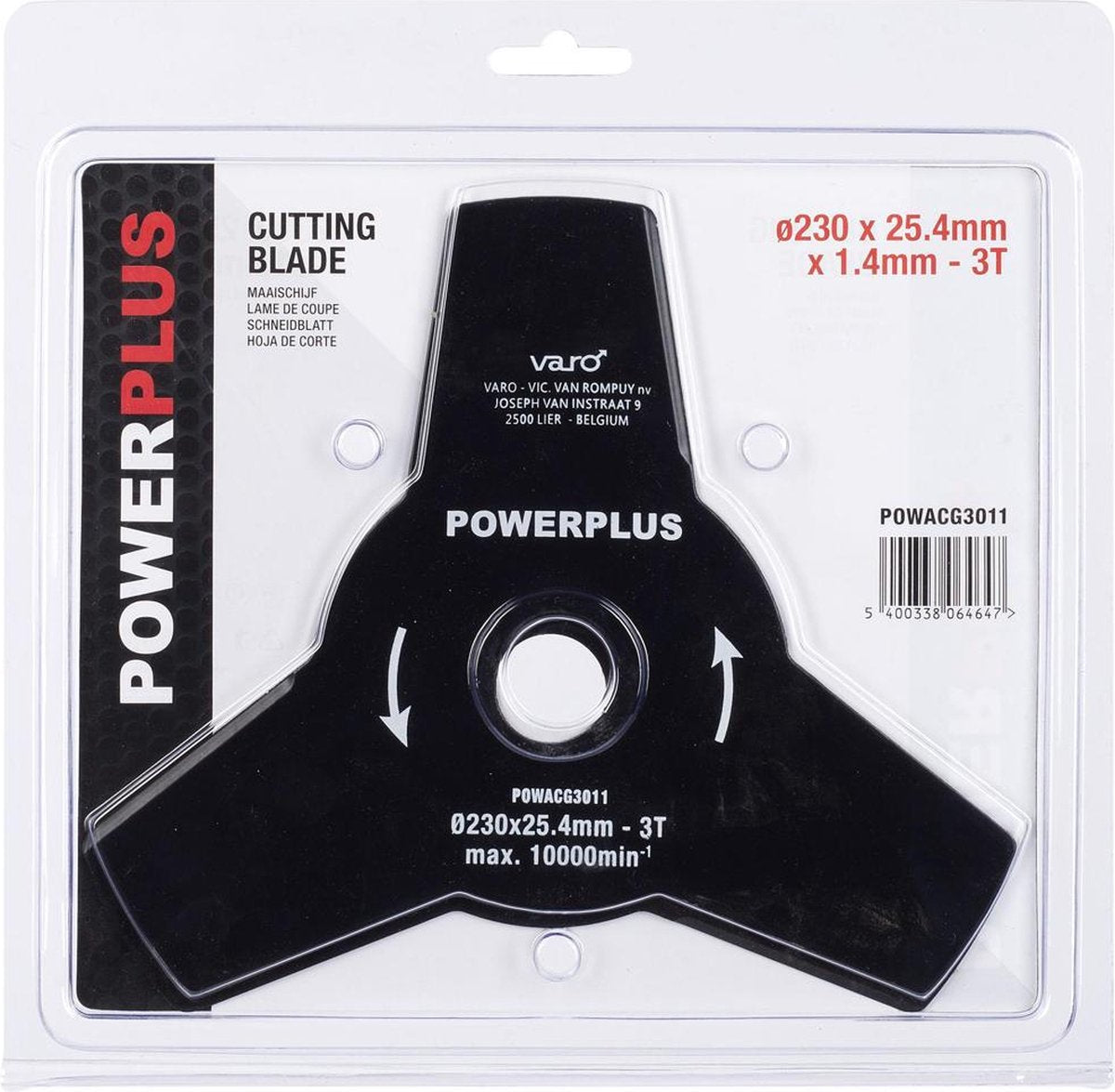 Powerplus - powacg3011 - maaischijf