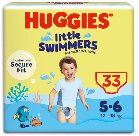 Huggies little swimmers - zwemluiers - maat 5 6 - (12 tot 18 kg) - voordeelverpakking - 33 stuks